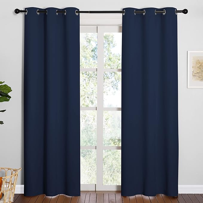 NICETOWN Window Treatment Energy Saving Thermal Insulated Solid Grommet by NICETOWN