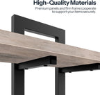 HOOBRO Floating Shelves, 15 Inch Wall Shelf Set of 2, Wall Mounted Storage Shelves 2-Tier, Hanging Bathroom Shelves, for Living Room, Bedroom, Bathroom, Kitchen, Greige BG32BJ01