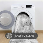 Living Room Rug 6x9 Gray Area Rug Machine Washable Boho Carpet Non Slip - Image 6