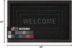GORILLA GRIP 100% Waterproof All-Season WeatherMAX Doormat 35x23, US Designed - Image 2