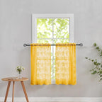 YJ YANJUN Vintage Lace Curtains 24 inch by YJYANJUN