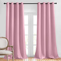 NICETOWN Long Crystal Pink Curtains by NICETOWN