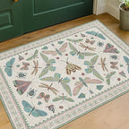 Hazo Haus Washable Boho Bathroom Rug 2x3, Small Throw Rugs - Image 6