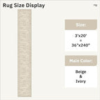 3x20 Hallway Runner Rug - Image 5