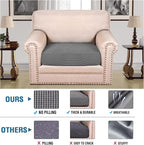 H.VERSAILTEX Super Stretch Individual Seat Cushion Covers Sofa Covers Couch - Image 2
