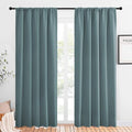 NICETOWN Greyish Blue Blackout Curtains Panels by NICETOWN