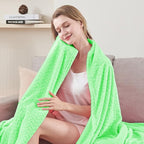 inhand Mint Green Fleece Throw Blanket - Image 5