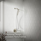 Kohler R34308-G-BN Tellin™ Five-function handshower, 1.75 gpm, Vibrant Brushed Nickel