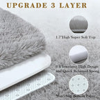 Rugs for Living Room 6x9, Alfombras para Salas Shag Large Plush Soft Area Rug - Image 5