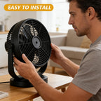 GALPADA Fan Blade Replacement Types 8.3 in Plastic 6-Leaves Inch