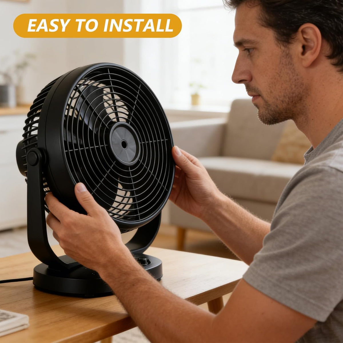 GALPADA Fan Blade Replacement Types 8.3 in Plastic 6-Leaves Inch