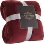 TASTHROW Large Flannel Fleece Throw Blanket, 50×70 Inch by TASTHROW