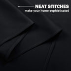 NICETOWN Black Small Window Curtains - Image 4