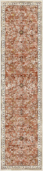 Yamaziot Washable Runner Rug 2x8 – Non Slip Boho Floral Hallway Runner Rug - Image 8