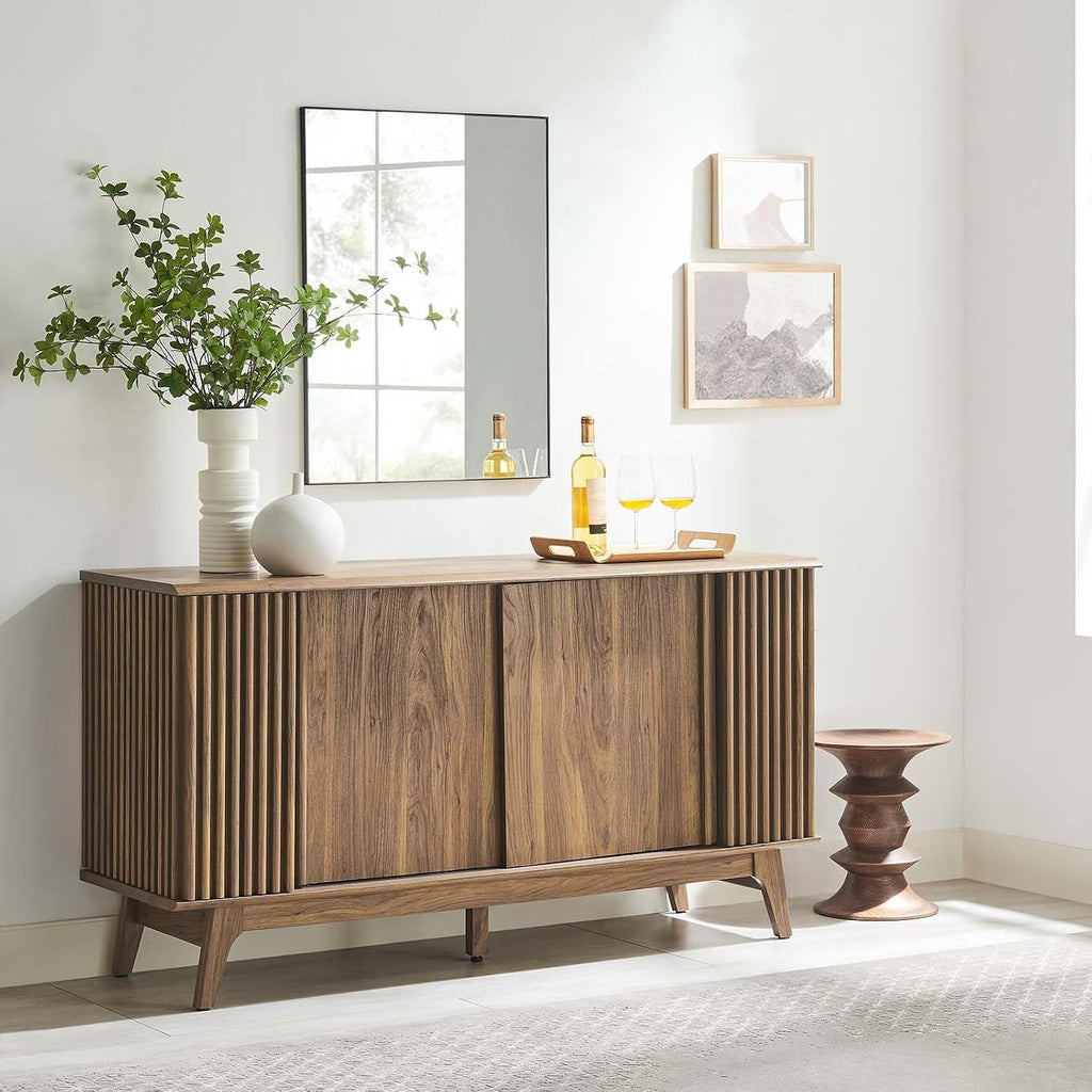 Modway EEI-6278-WAL Eudora Sideboard, Walnut