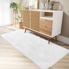 Ciicool Faux Fur Rug for Bedroom, Washable Fuzzy Runner Thick Fur Area Rug - Image 9
