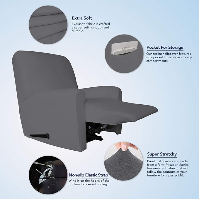 PureFit Super Stretch Chair Sofa Slipcover - Image 3
