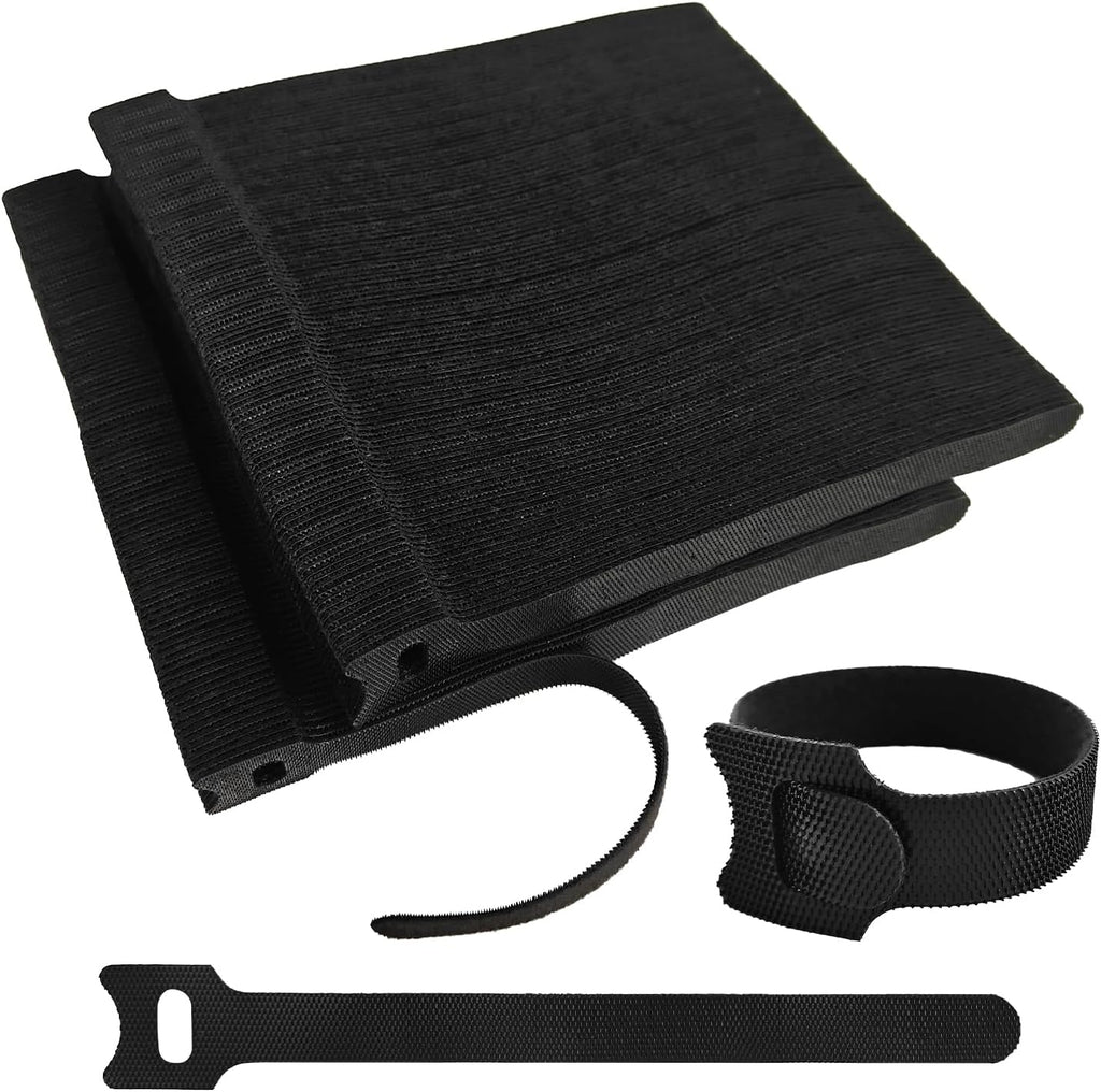 212 PCS Reusable Cable Ties, Adjustable Cable Organizer, Hook-Loop Cable Management - 8 Inch