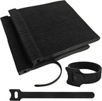 212 PCS Reusable Cable Ties, Adjustable Cable Organizer, Hook-Loop Cable Management - 8 Inch