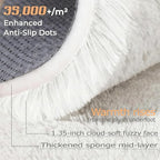 8x10 Area Rugs for Living Room: Fluffy Shag Soft Washable Rug Large Fuzzy Plush - Image 4