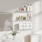 Floating Shelves for Wall, Shelves for Decor Storage,3Pcs 16'',White
