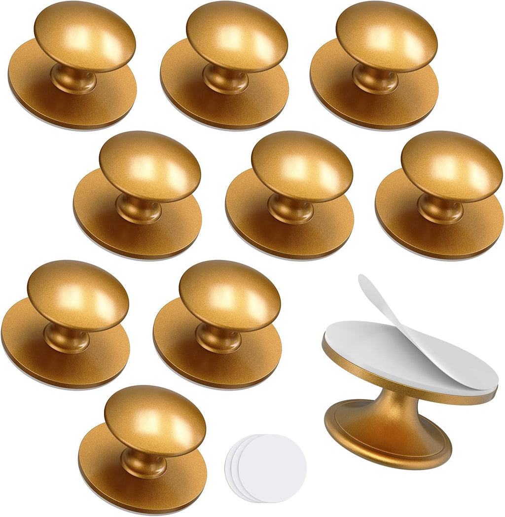 Self Adhesive knobs, Stick On Knobs for Cabinets, Closets, Drawers