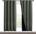 NICETOWN 100% Blackout Window Curtain Panels, Full Light Blocking Drapes by NICETOWN