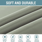 H.VERSAILTEX Ultra Sleep Blackout Room Darkening Curtains - Image 4