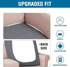 H.VERSAILTEX Super Stretch Individual Chaise Cover Sectional Couch Covers - Image 6
