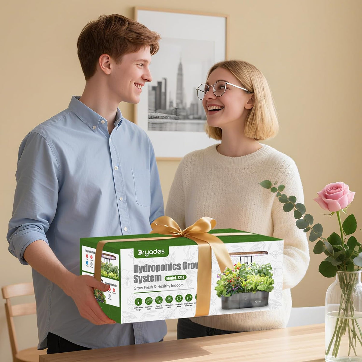 Hydroponics Growing System Indoor Garden: 12 Pods Hydroponic Planter