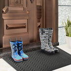 Mibao Front Door Mat, Dirt Trapper Welcome Mat - Image 3