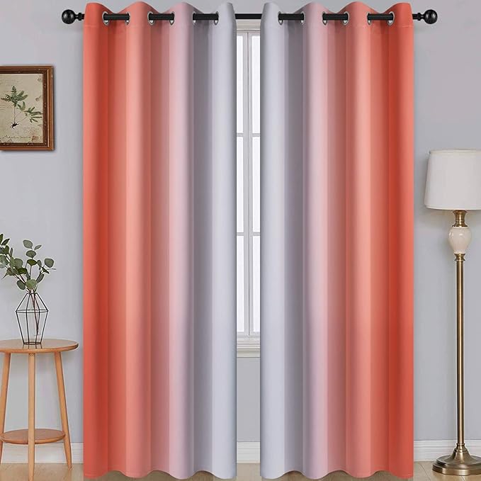 SimpleHome Ombre Room Darkening Curtains by SimpleHome