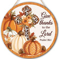 Give Thanks to the Lord Fall Decorations Sign for Home, Fall Christian Sign