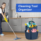 Cleaning Caddy with Handle, Cleaning Supplies Organizer Bucket