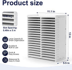 Stackable CD Storage Organizer, Holds 34 CD Cases, Great Gift Idea