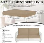 4Pcs Patio Stretch Cushion Covers, Outdoor Sofa Replacement Cover Slipcovers - Image 2