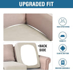 H.VERSAILTEX High Stretch Couch Cushion Covers, Chair Sofa Seat Slipcovers - Image 7