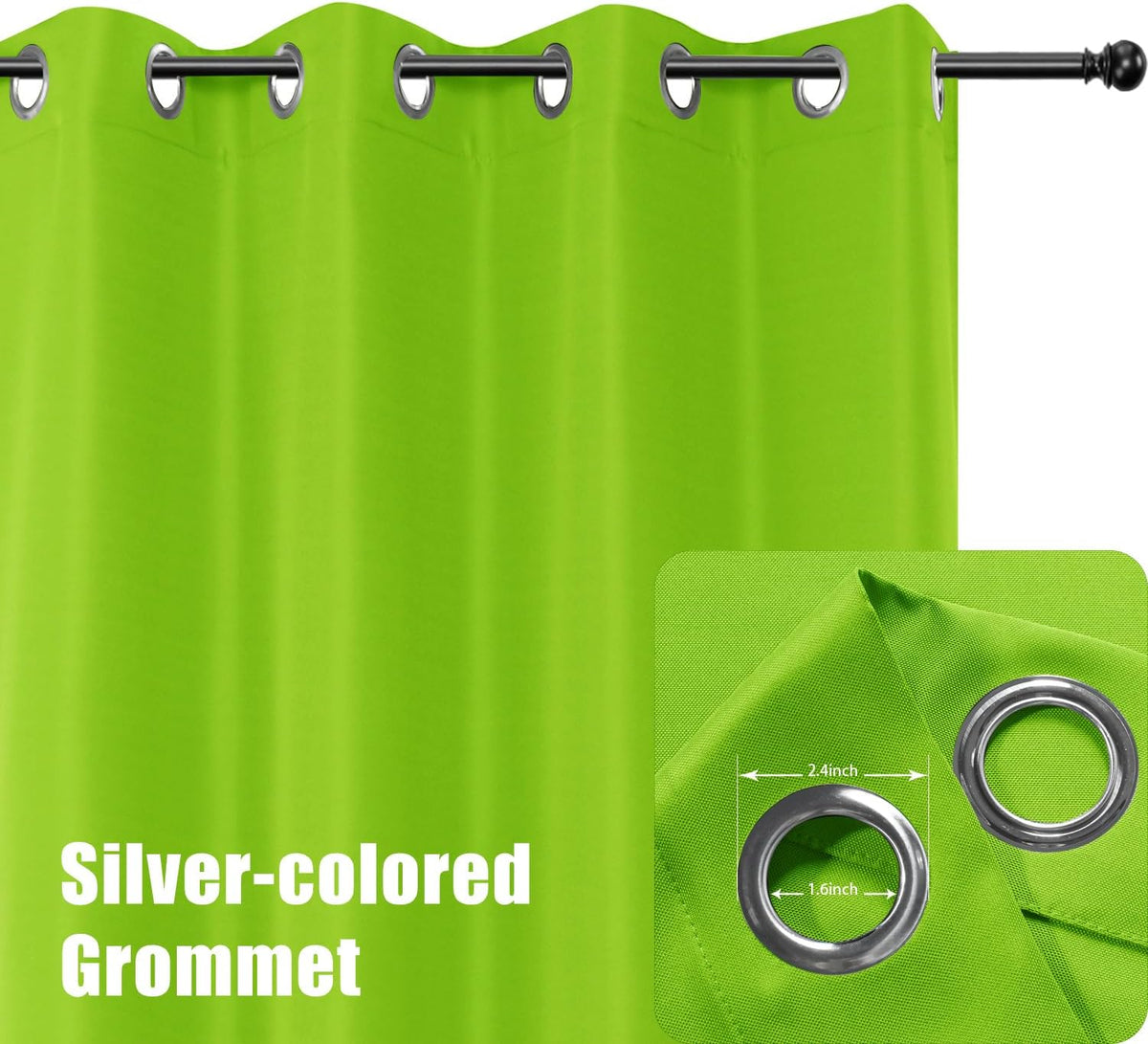 BONZER Outdoor Curtains for Patio Waterproof
