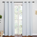 NICETOWN Easy Care Solid Thermal Insulated Grommet Room Darkening - Image 2