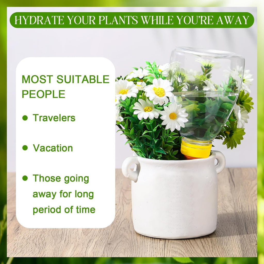 Threlaco 2 Pcs Self Watering Globes, 17 oz Automatic Plant Waterer
