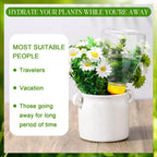 Threlaco 2 Pcs Self Watering Globes, 17 oz Automatic Plant Waterer