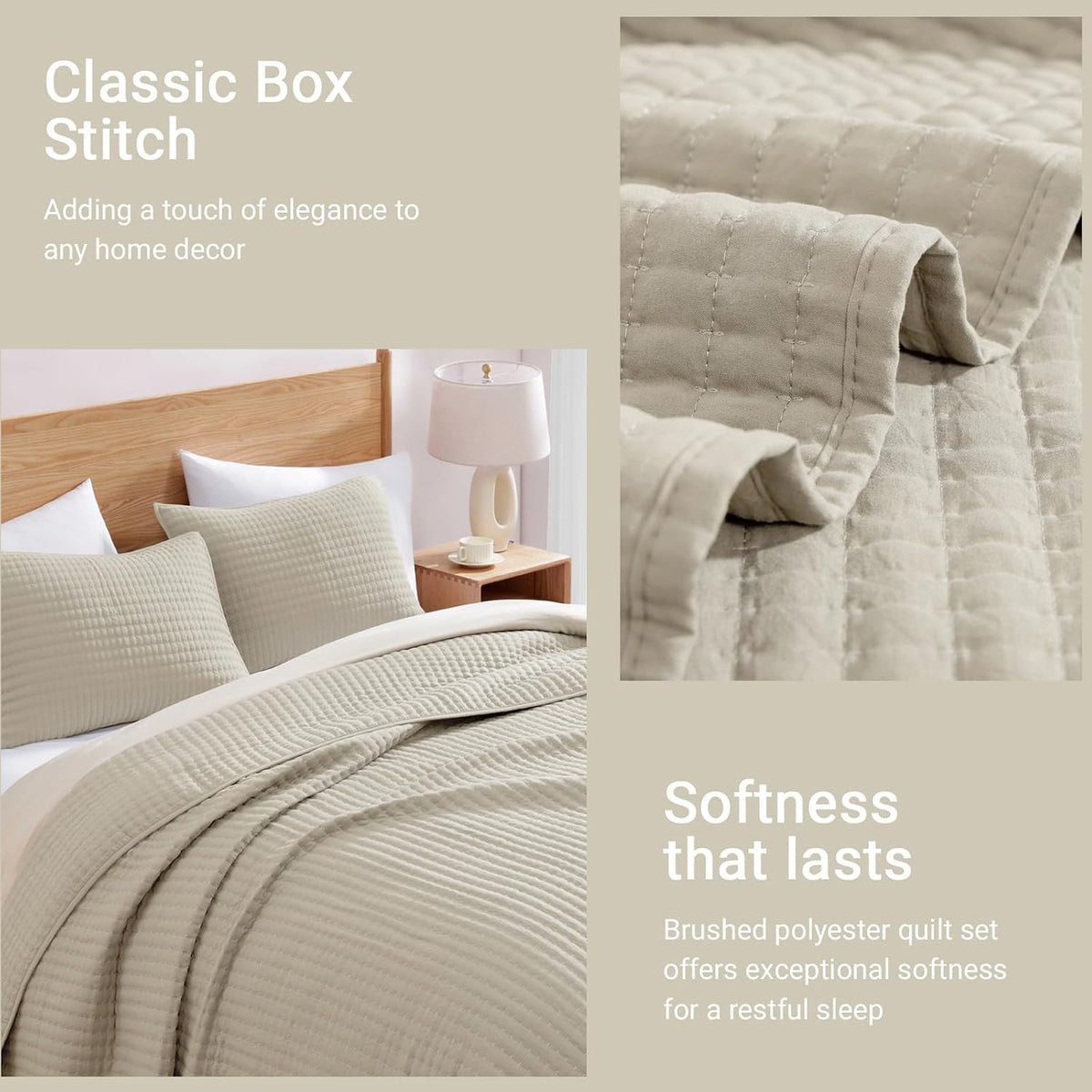 Queen Quilt Lightweight Bedspreads Oatmeal Queen Size Quilt Bedding Set