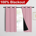 NICETOWN 100% Blackout Short Curtains - Image 2