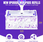 24 Pcs Power Mop Pads Refills for Swiffer PowerMop — Affordable Disposable Wet Mop Replacement Pads that Work Like the Name Brand for Less