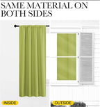 NICETOWN Blackout Curtains for Bedroom, Fresh Green, 1 Pair, 62 by 63-inch - Image 5