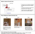 Soft Close Cabinet Hinges for Kitchen, 1” Overlay, 4 Pack