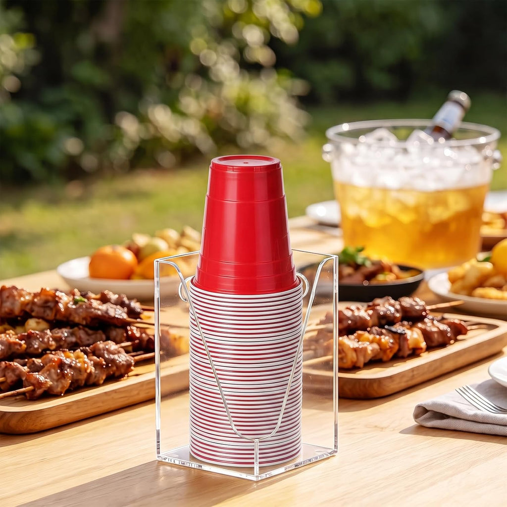 Cup Dispenser, Wall Mount Cup Holder for Water Cooler Fit Up to18oz Cups