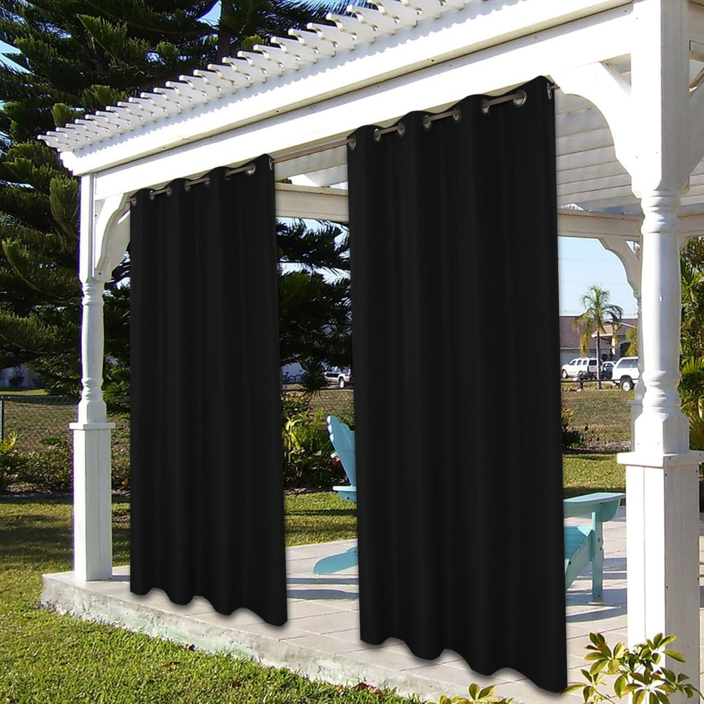 BONZER Outdoor Curtains for Patio Water Resistant