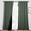 NICETOWN Full Shading Curtains for Windows, Super Heavy-Duty Black Lined by NICETOWN