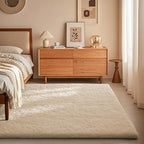 Ophanie Area Rugs for Bedroom, Christmas Upgrade Non-Slip Ivory Fluffy Soft by Ophanie
